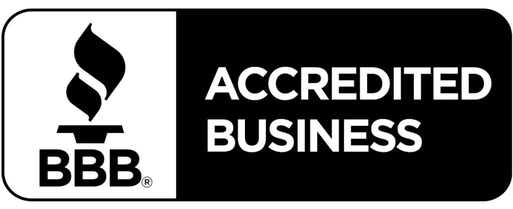 Accredited by the Better Business Bureau