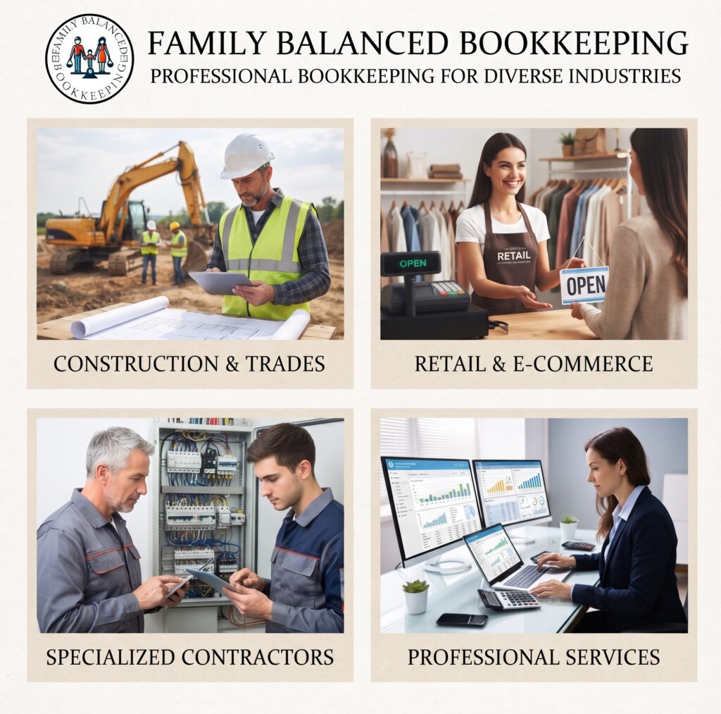 Professional Bookkeeping for Diverse Industries